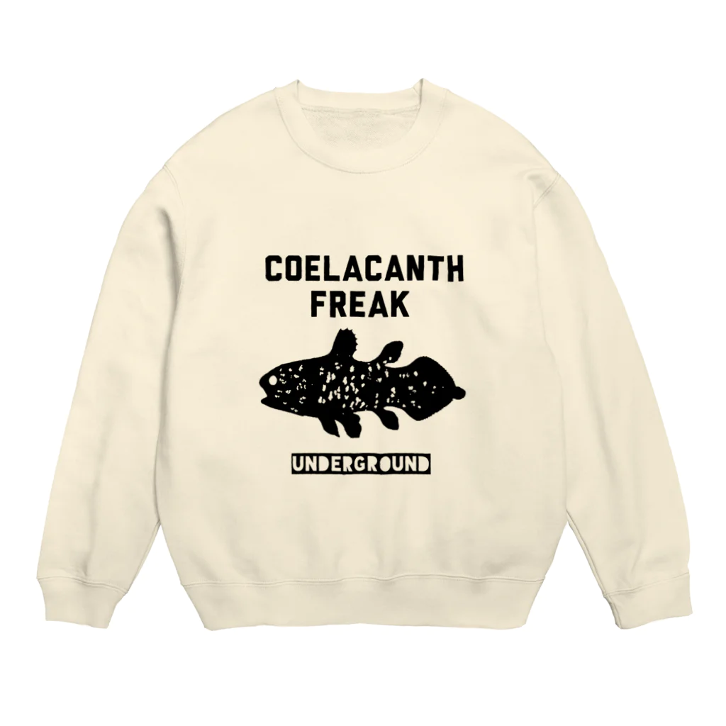 ハラシバキ商店のシーラカンスフリーク Crew Neck Sweatshirt