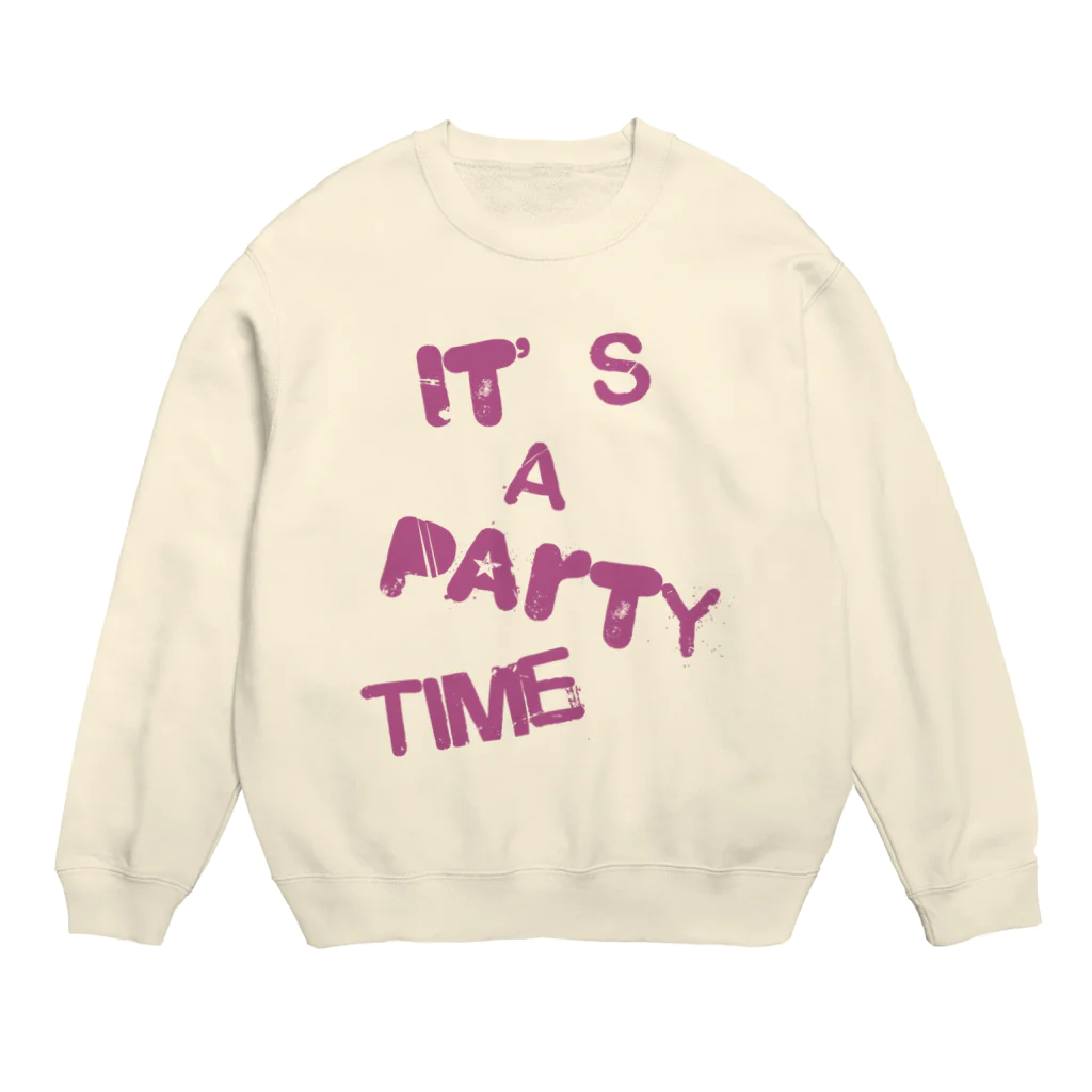 M.C.MのIt's a party time Crew Neck Sweatshirt