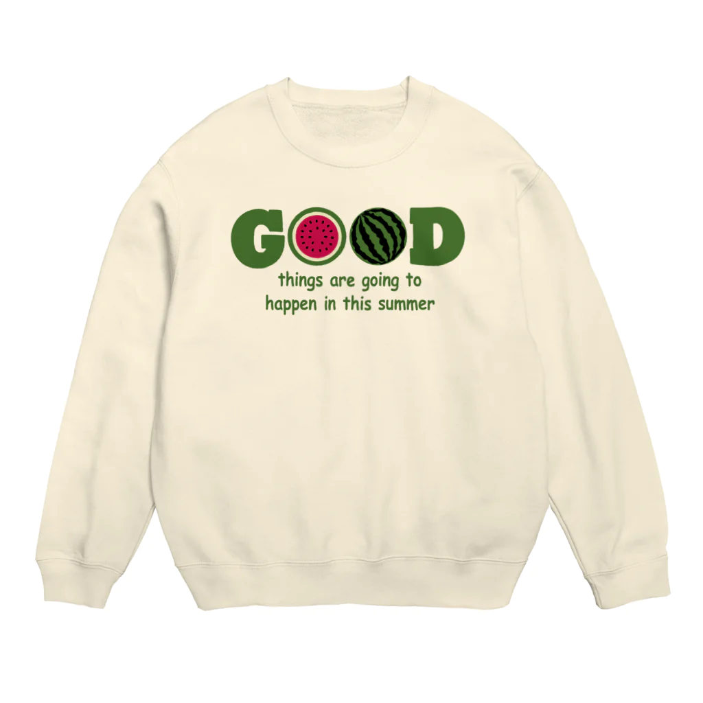 キッズモード某のこの夏いい事あるよ Crew Neck Sweatshirt