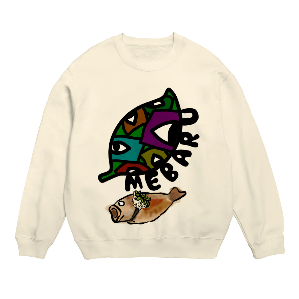 ハサムの眼張 Crew Neck Sweatshirt