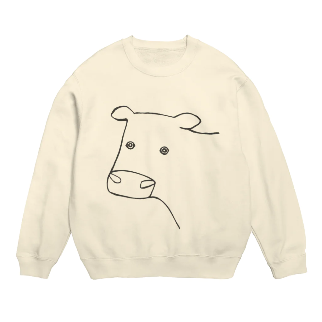 momomoのウシ１ Crew Neck Sweatshirt