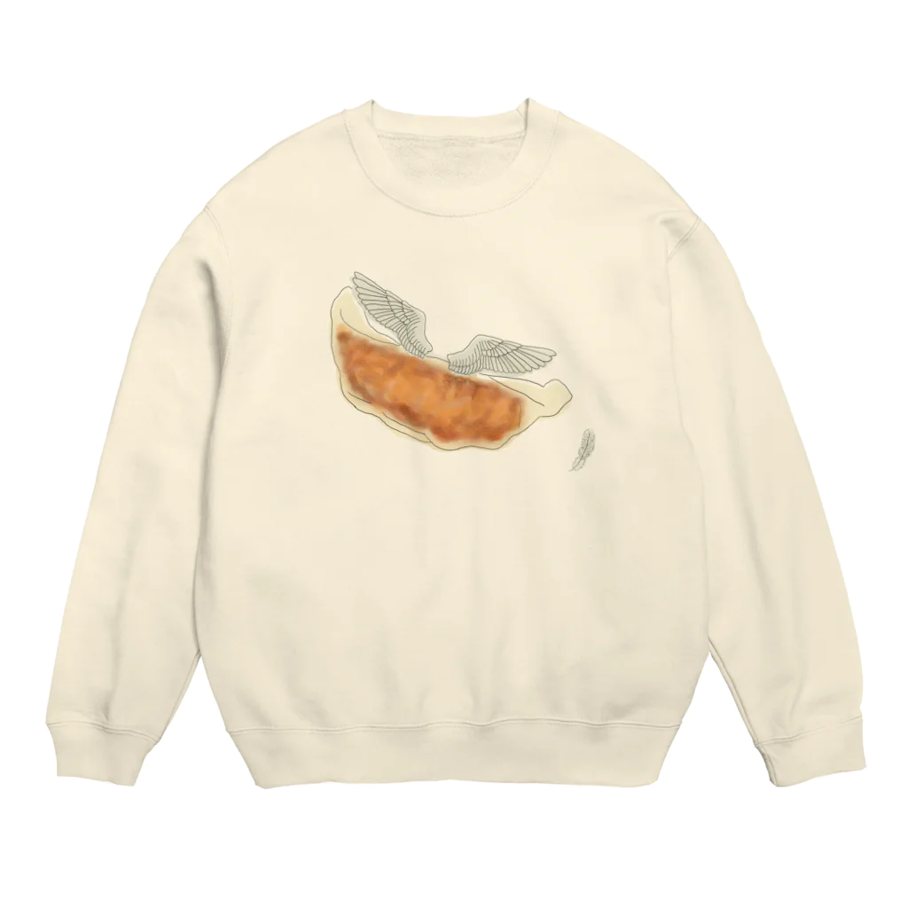 ざわ屋の羽つきギョウザ(焼き) Crew Neck Sweatshirt