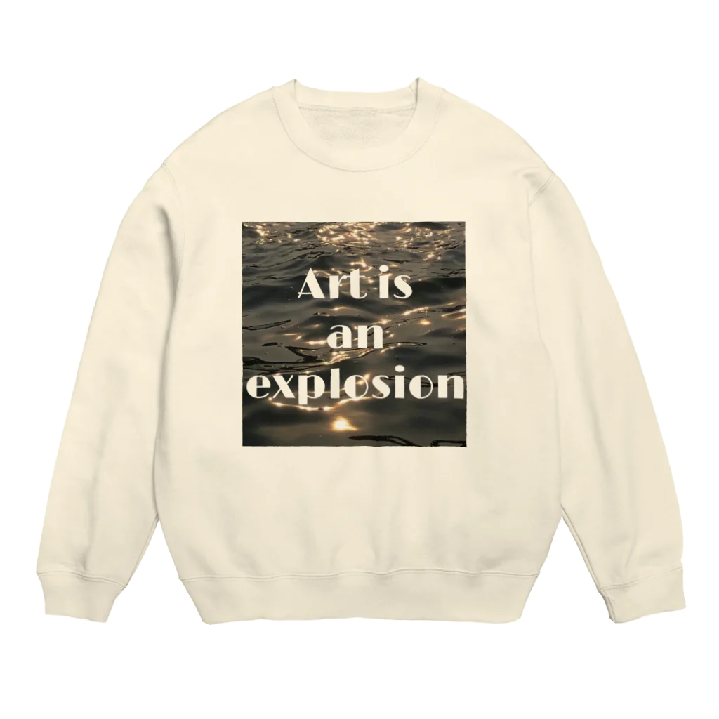 fruit de saisonの芸術的な服 Crew Neck Sweatshirt