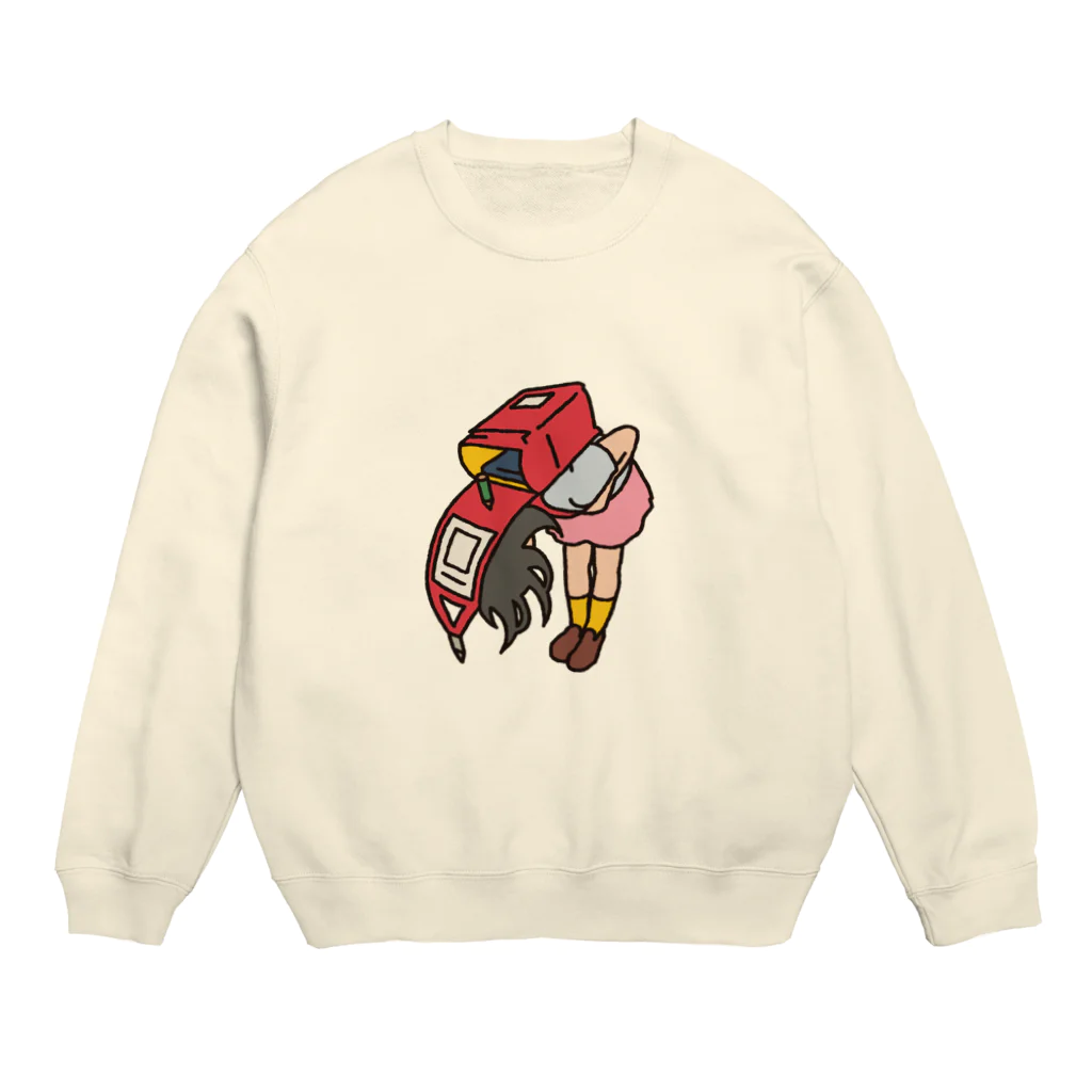 失 敗 展  のげんきなあの子のかわいい失敗 Crew Neck Sweatshirt