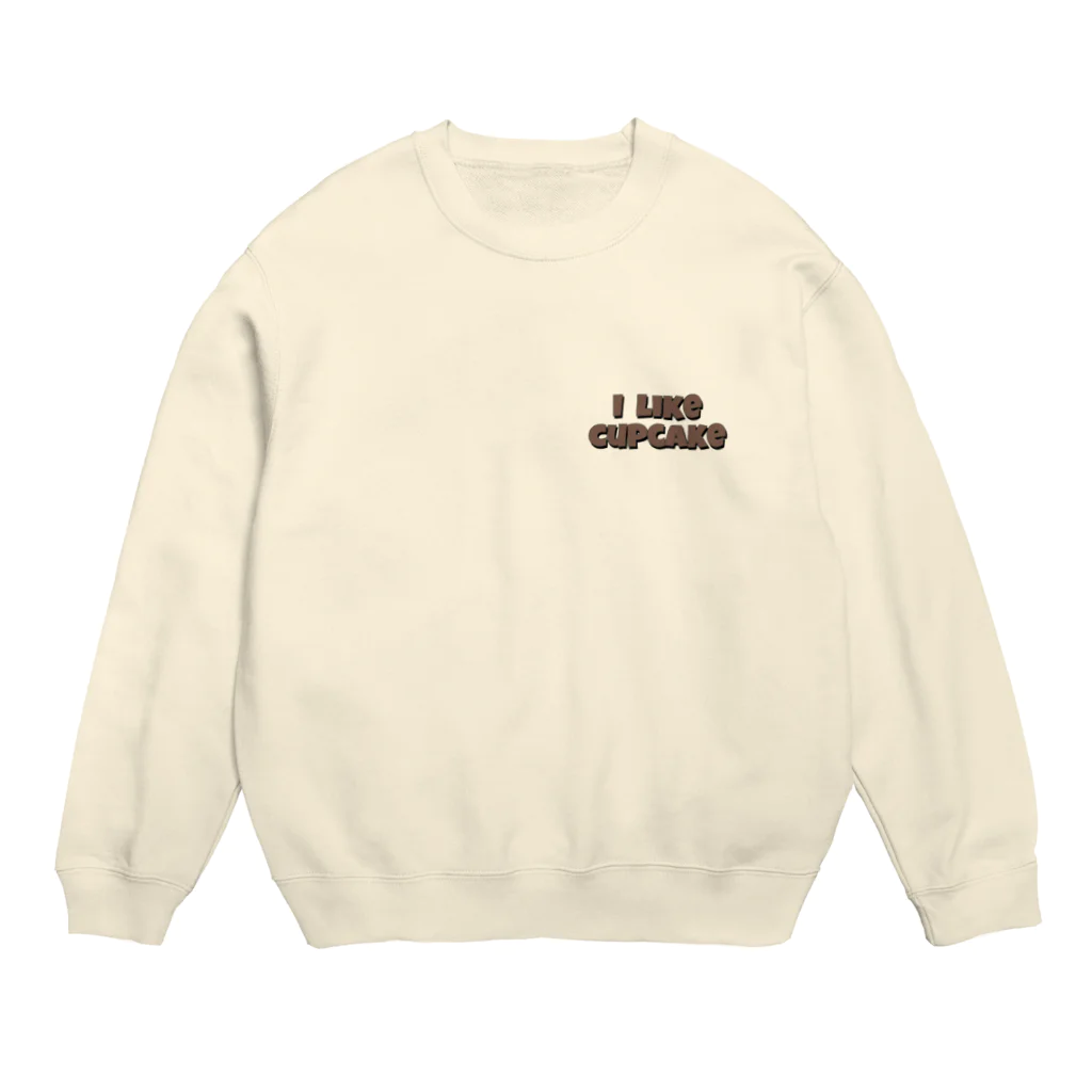 sun_reemのi like cupcake     Crew Neck Sweatshirt