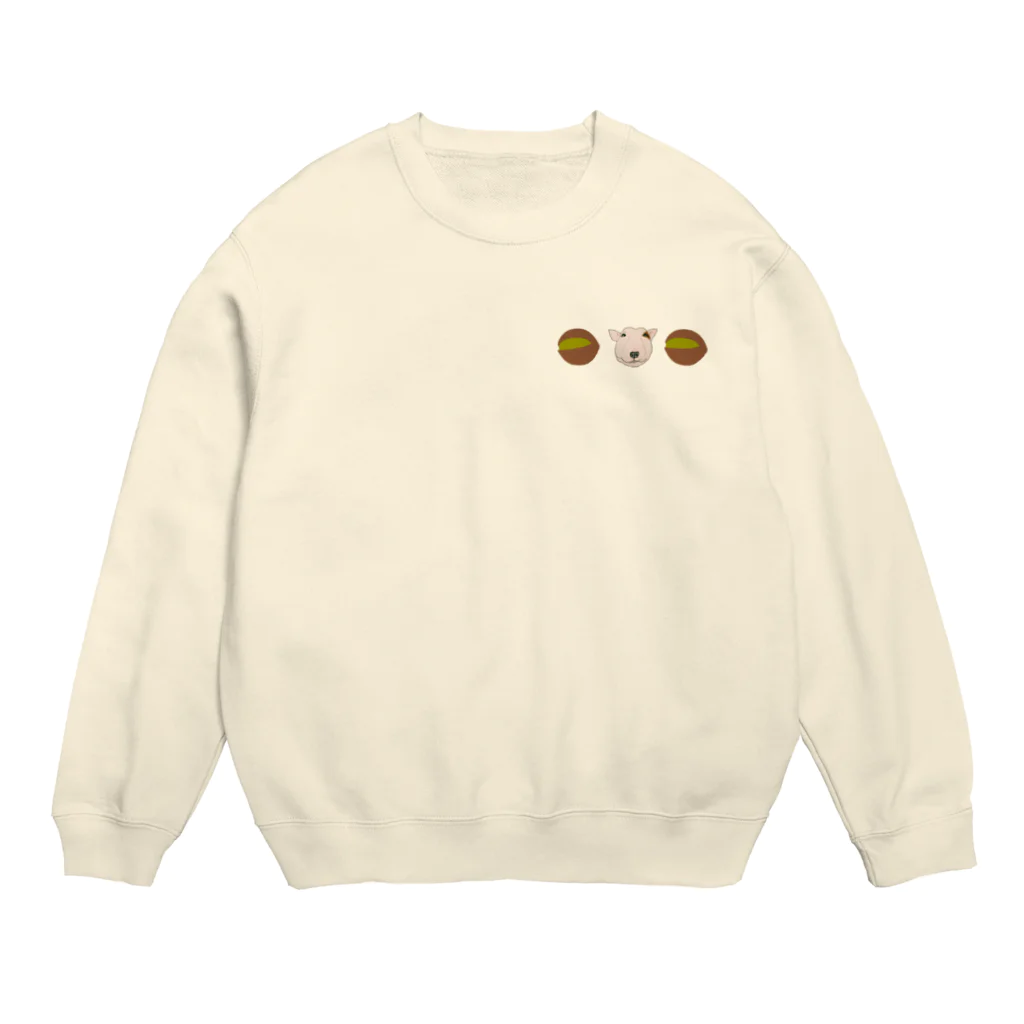 Merriment by Hisのすこし下のアングルからのでいと何らかのまめ　整列 Crew Neck Sweatshirt