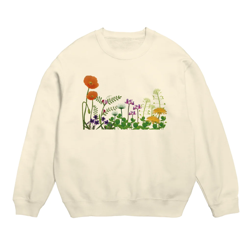 Drecome_Designの 野の花 Crew Neck Sweatshirt