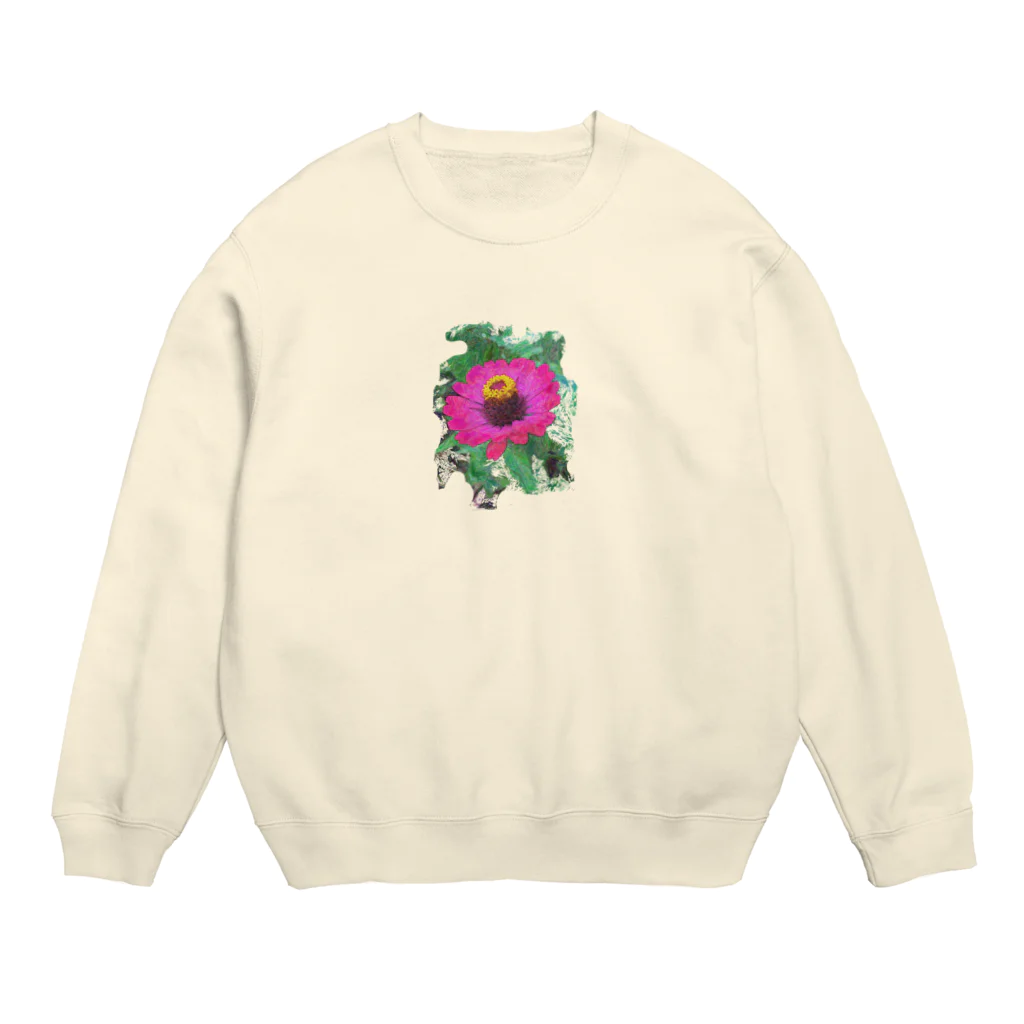 Life Timeのお花が咲いた！ Crew Neck Sweatshirt