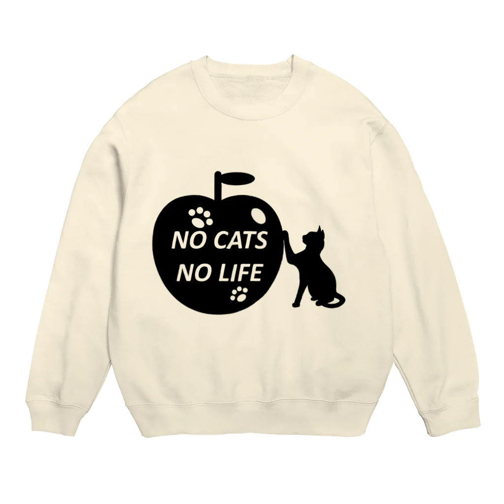 Nobuoの猫好きの猫好きによる猫好きのためのアイテム Crew Neck Sweatshirt