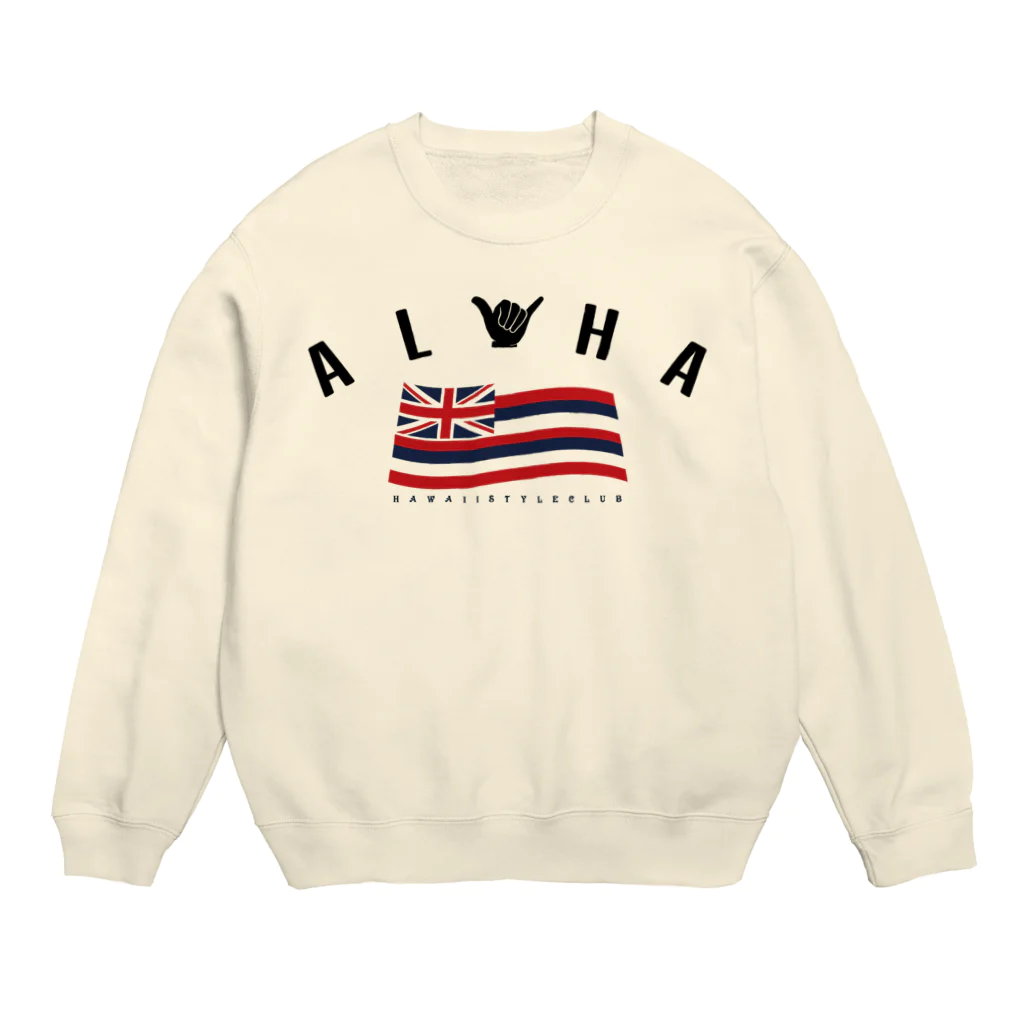 ハワイスタイルクラブのAloha Flag Crew Neck Sweatshirt