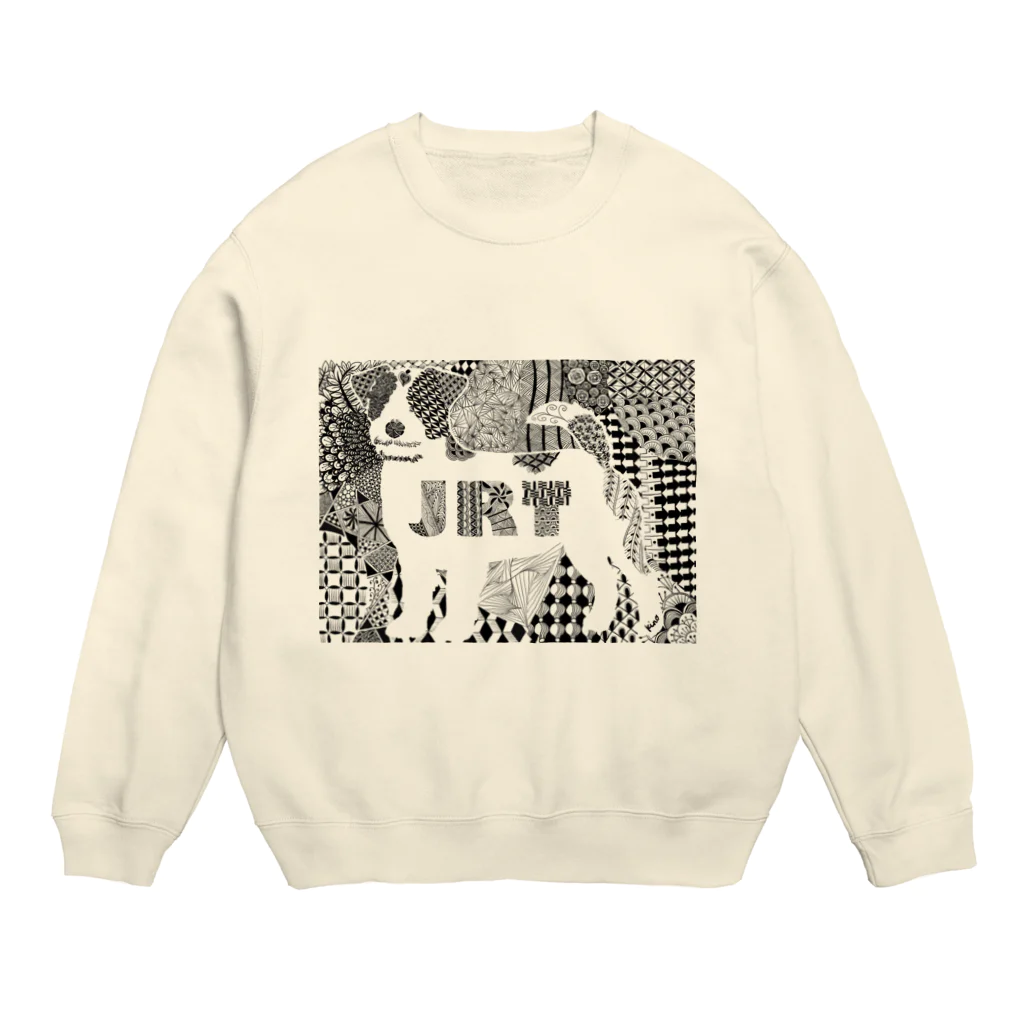 12.dozen(@jrt)の線の中にジャックが見える！ Crew Neck Sweatshirt