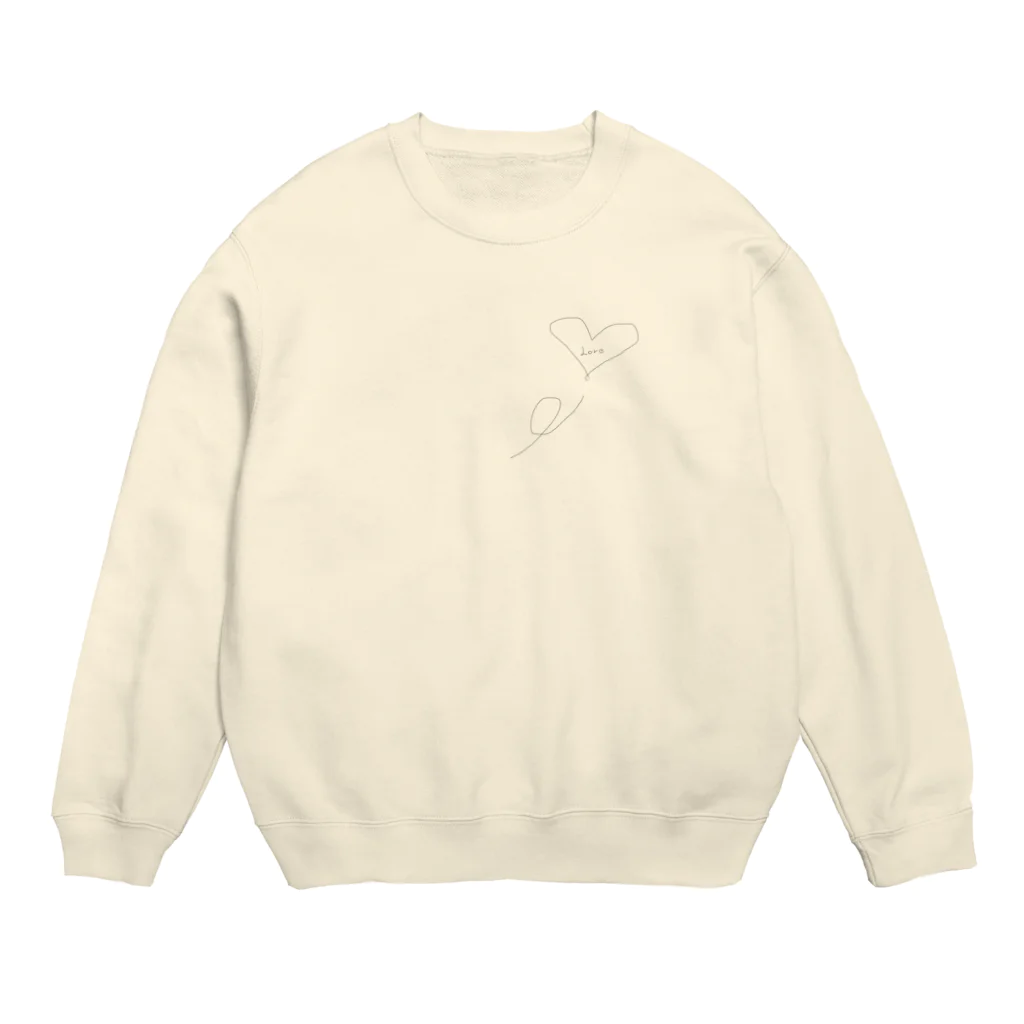 rinka56のラブが止まらない Crew Neck Sweatshirt