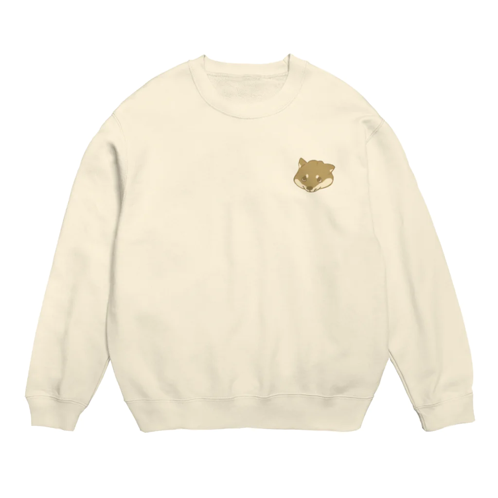 ときわ いとのこっちみんな、しばちゃん Crew Neck Sweatshirt