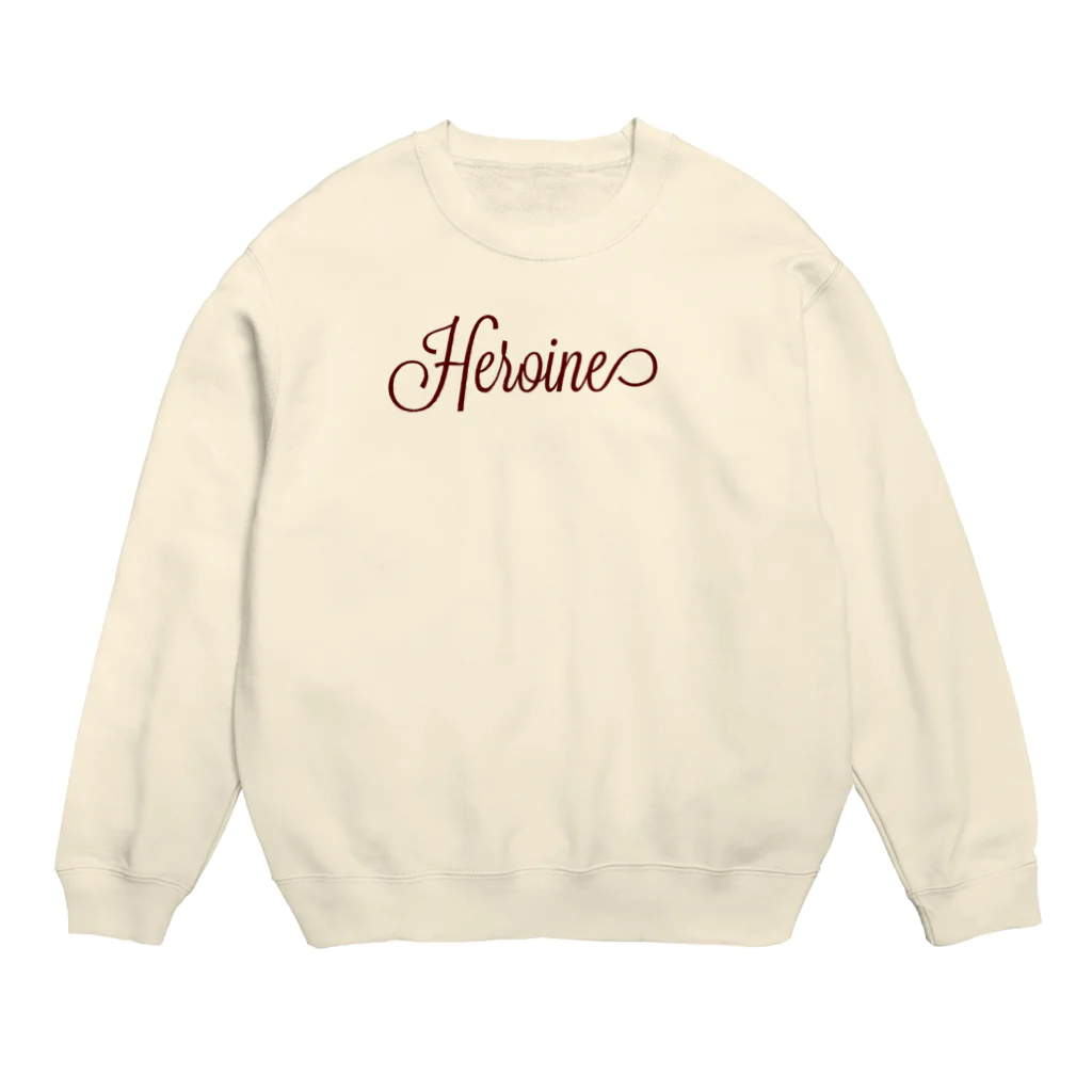 natyu_moonのheroineロゴスウェット Crew Neck Sweatshirt