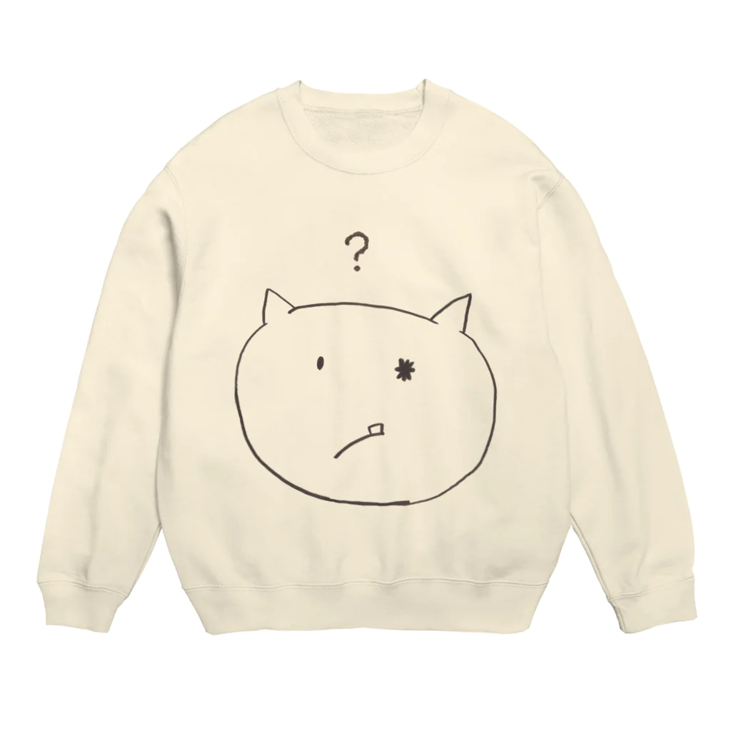 もち米まさしの超猫 Crew Neck Sweatshirt