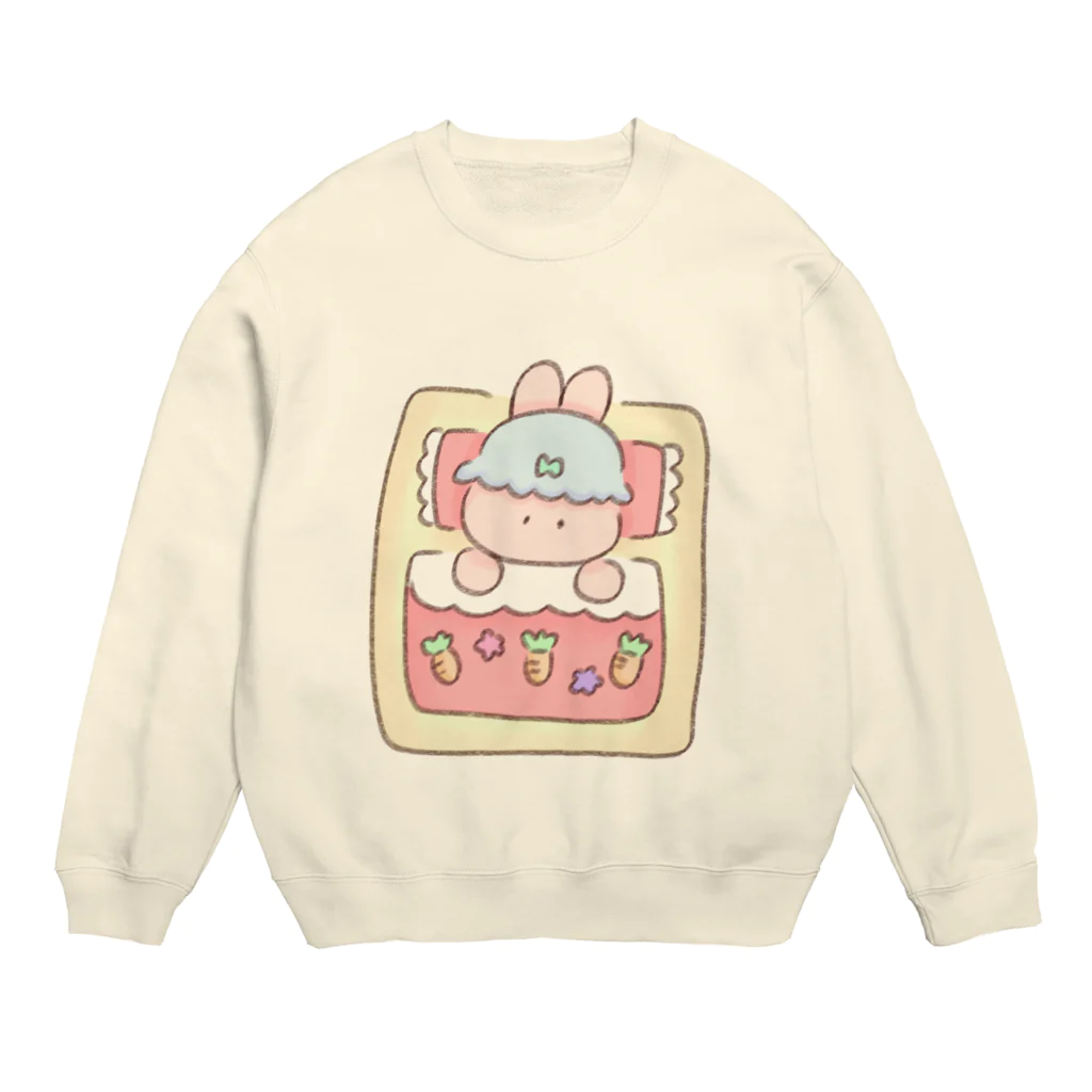 ど～ぶつ大連発の眠たくなってきちゃった Crew Neck Sweatshirt