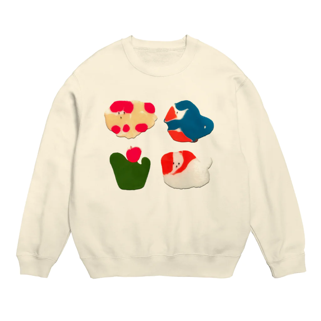 さぶのさぶ 挟み絵 Crew Neck Sweatshirt