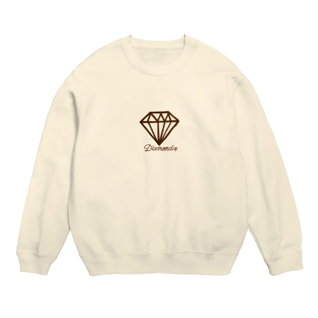 リトルstoreのキラキラダイヤモンドシリーズ D Crew Neck Sweatshirt