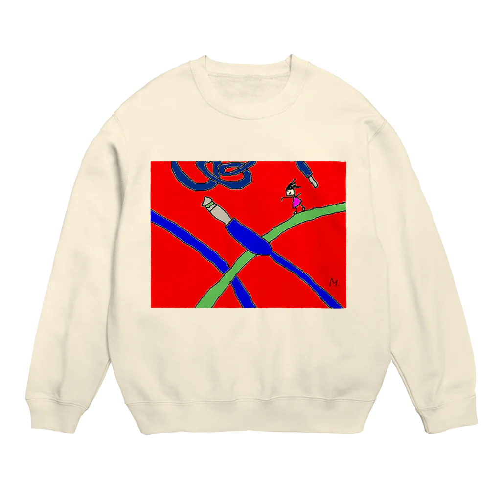 futomomomomoeのCable jungle! Crew Neck Sweatshirt