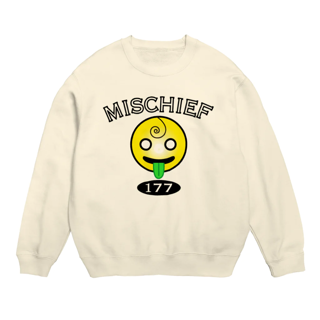 Jp_streetの赤ちゃん「MISCHIEF」 Crew Neck Sweatshirt