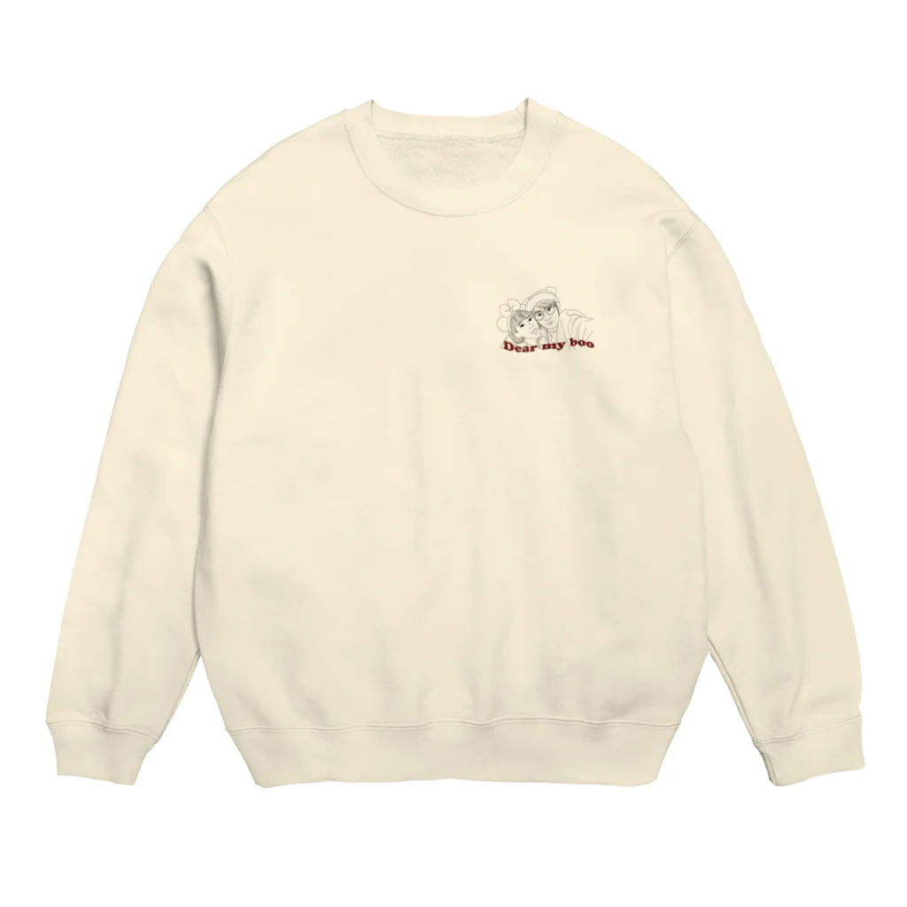 LAMEY_DESIGNのDear my boo Crew Neck Sweatshirt