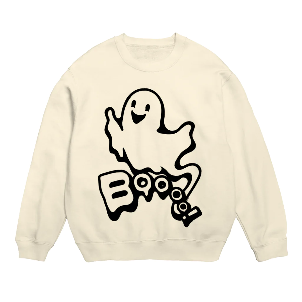 Cɐkeccooのおばけちゃんばぁ!(Boo!ゴースト) Crew Neck Sweatshirt