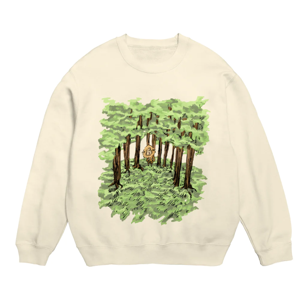 コヒツジズのネットショップのマー君と森 Crew Neck Sweatshirt