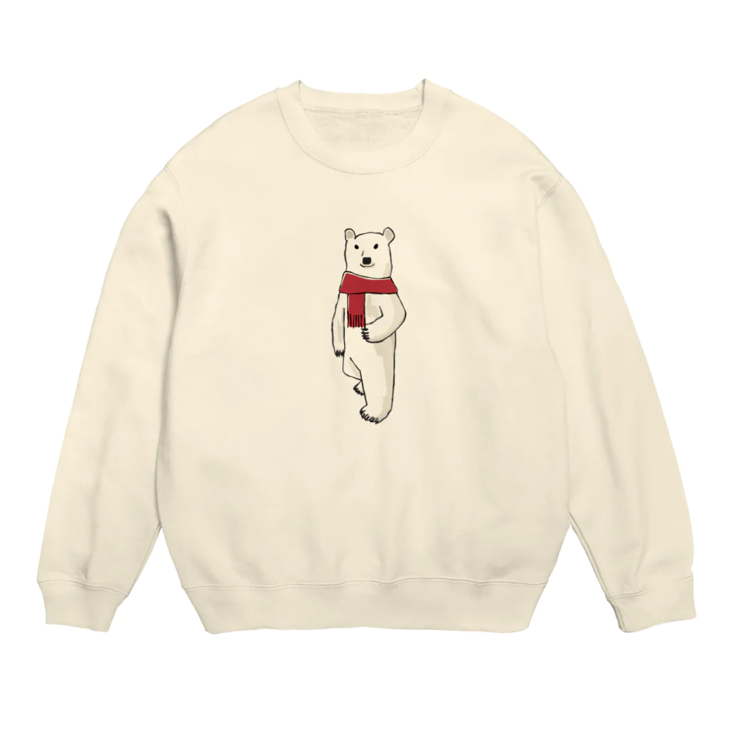 なほこはぐのMr. ポーラーベアー Crew Neck Sweatshirt