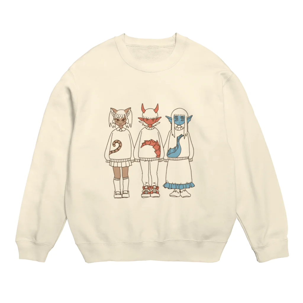 しっぽやのコンセプト Crew Neck Sweatshirt