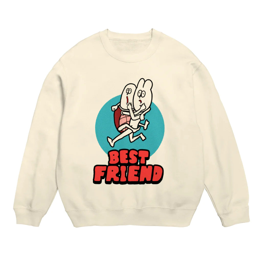 amzhrtのBEST FRIEND Crew Neck Sweatshirt