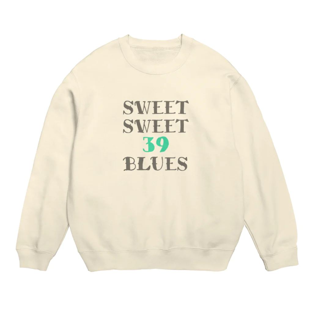 ハラシバキ商店のSWEET 39 BLUES Crew Neck Sweatshirt