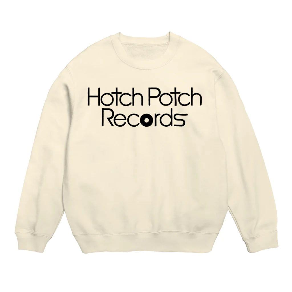 前田創作工房のHotch Potch Records（黒） Crew Neck Sweatshirt