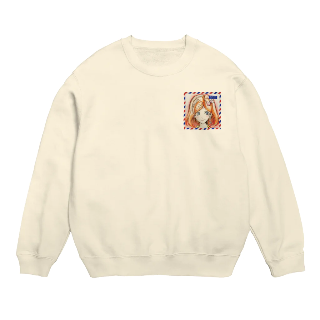 テリ子のボブの女の子 Crew Neck Sweatshirt