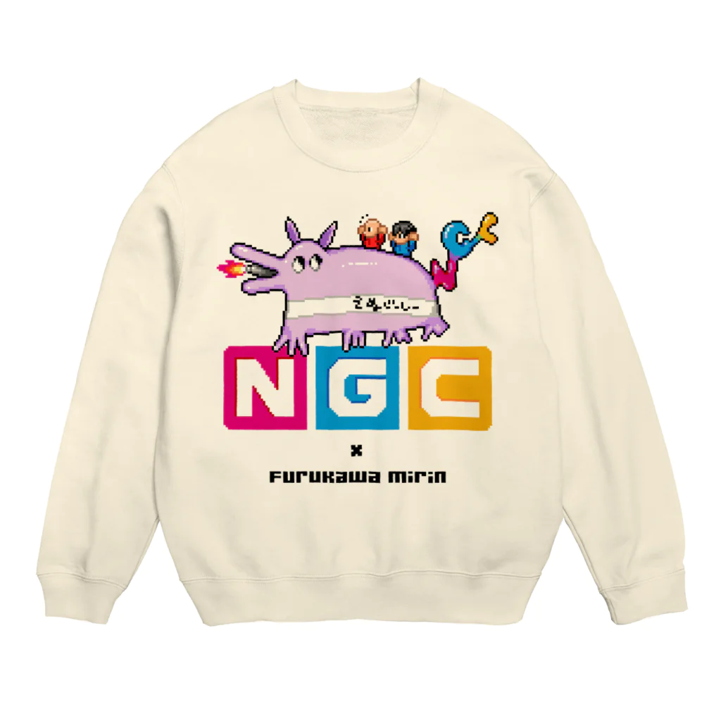 スタジオNGC　オフィシャルショップの古川未鈴（でんぱ組.inc）作『スフォイクス（ドット絵Ver.）』by BOZO Crew Neck Sweatshirt