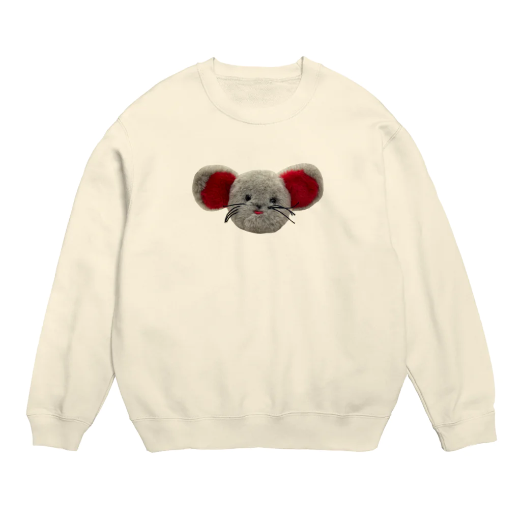 はっちゃんショップのはっちゃんのお顔 Crew Neck Sweatshirt