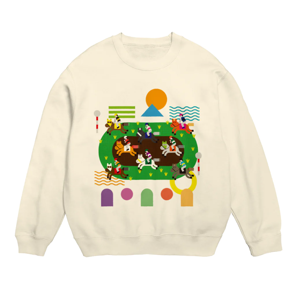 すぐるのKEIBA LIFE!!!!（文字なし） Crew Neck Sweatshirt