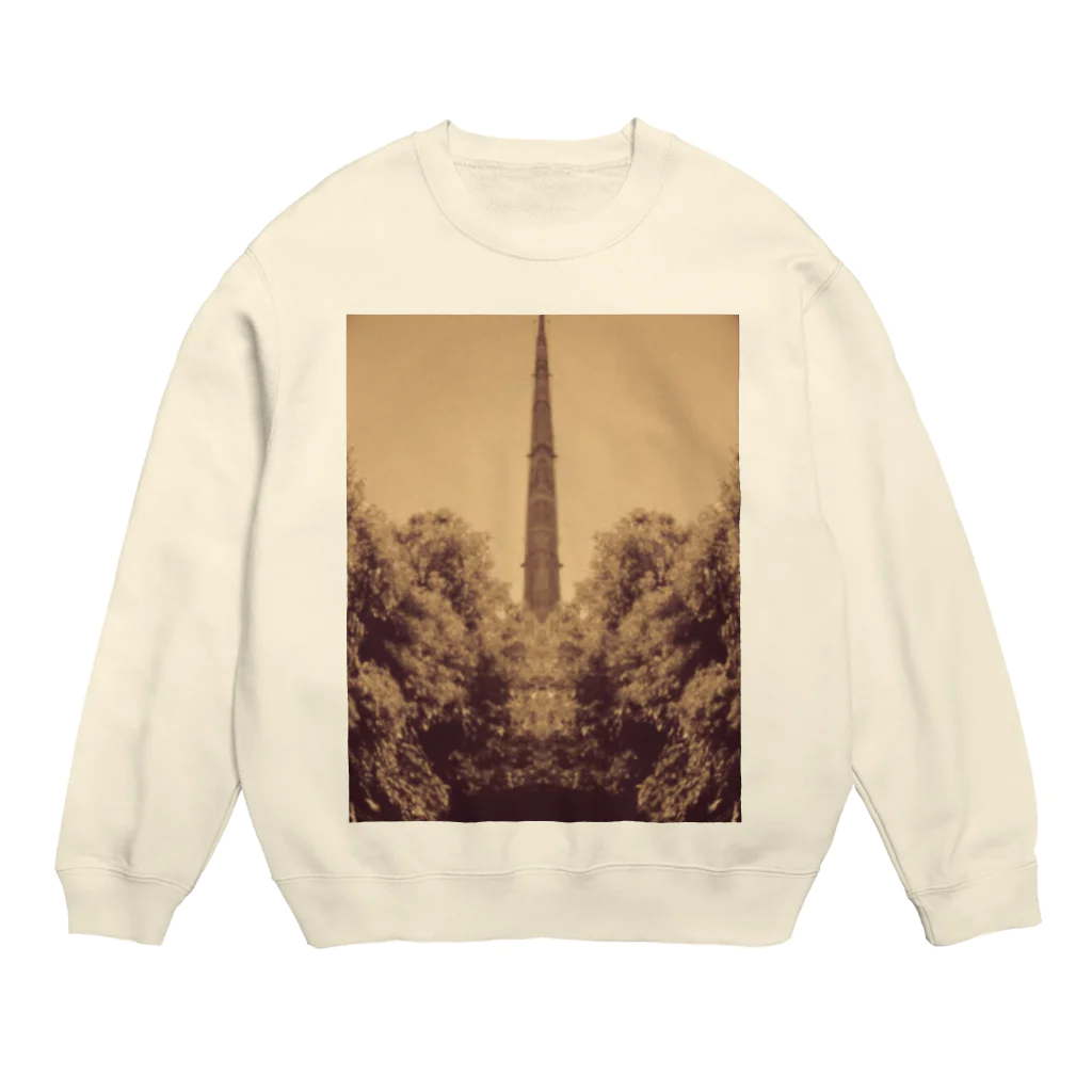 memoryの鉄塔 Crew Neck Sweatshirt