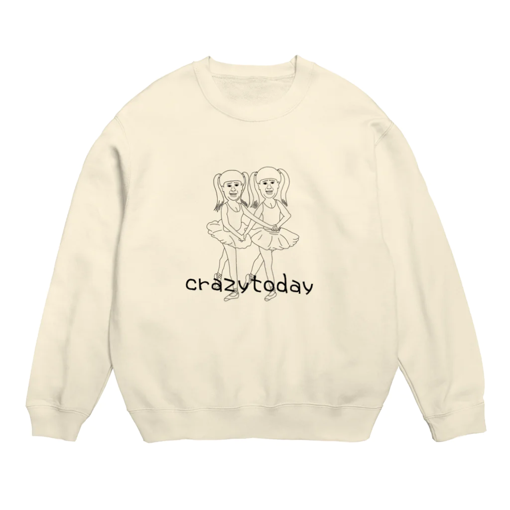 k.chubbyのCrazygirl  Crew Neck Sweatshirt