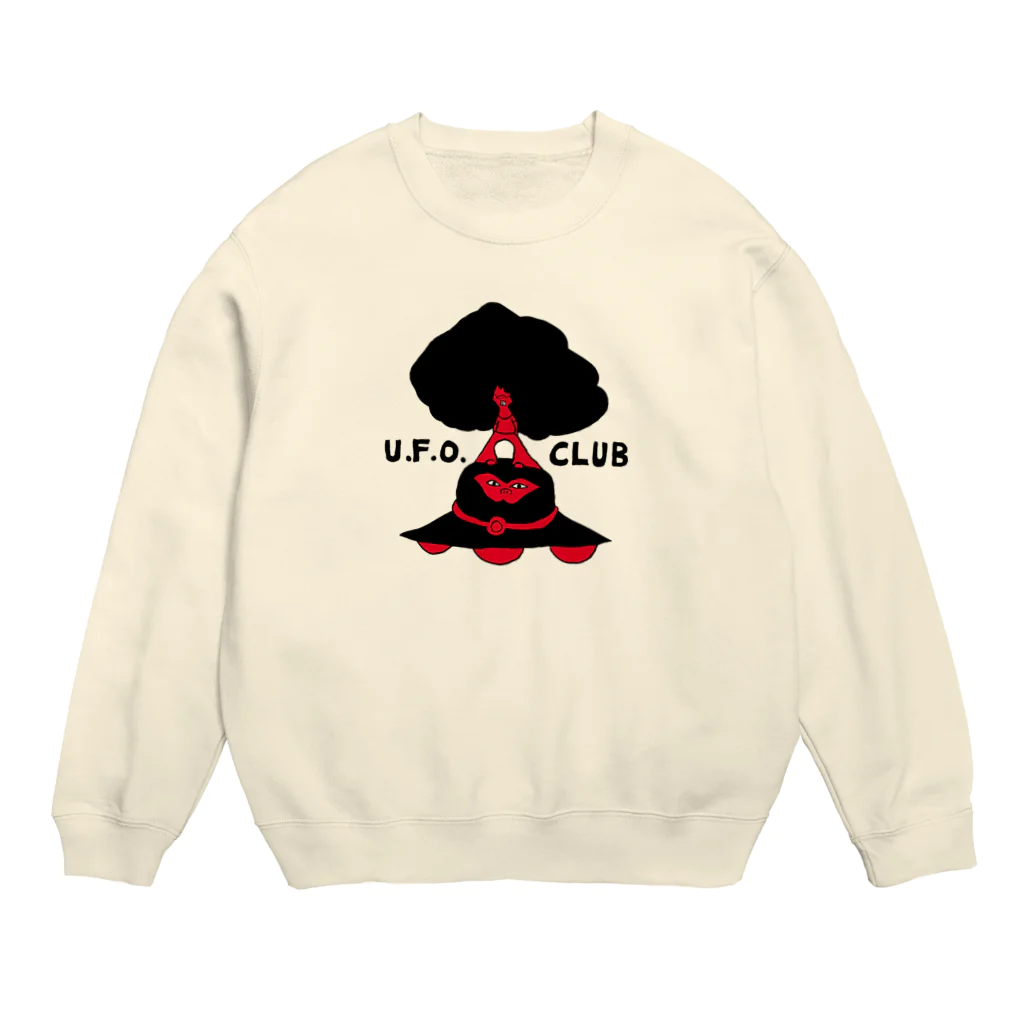 東高円寺U.F.O.CLUB webshopの石井モタコ x U.F.O.CLUBオリジナルスウェット Crew Neck Sweatshirt