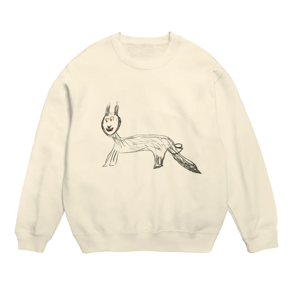 NOEのれい子「うさぎ」 Crew Neck Sweatshirt