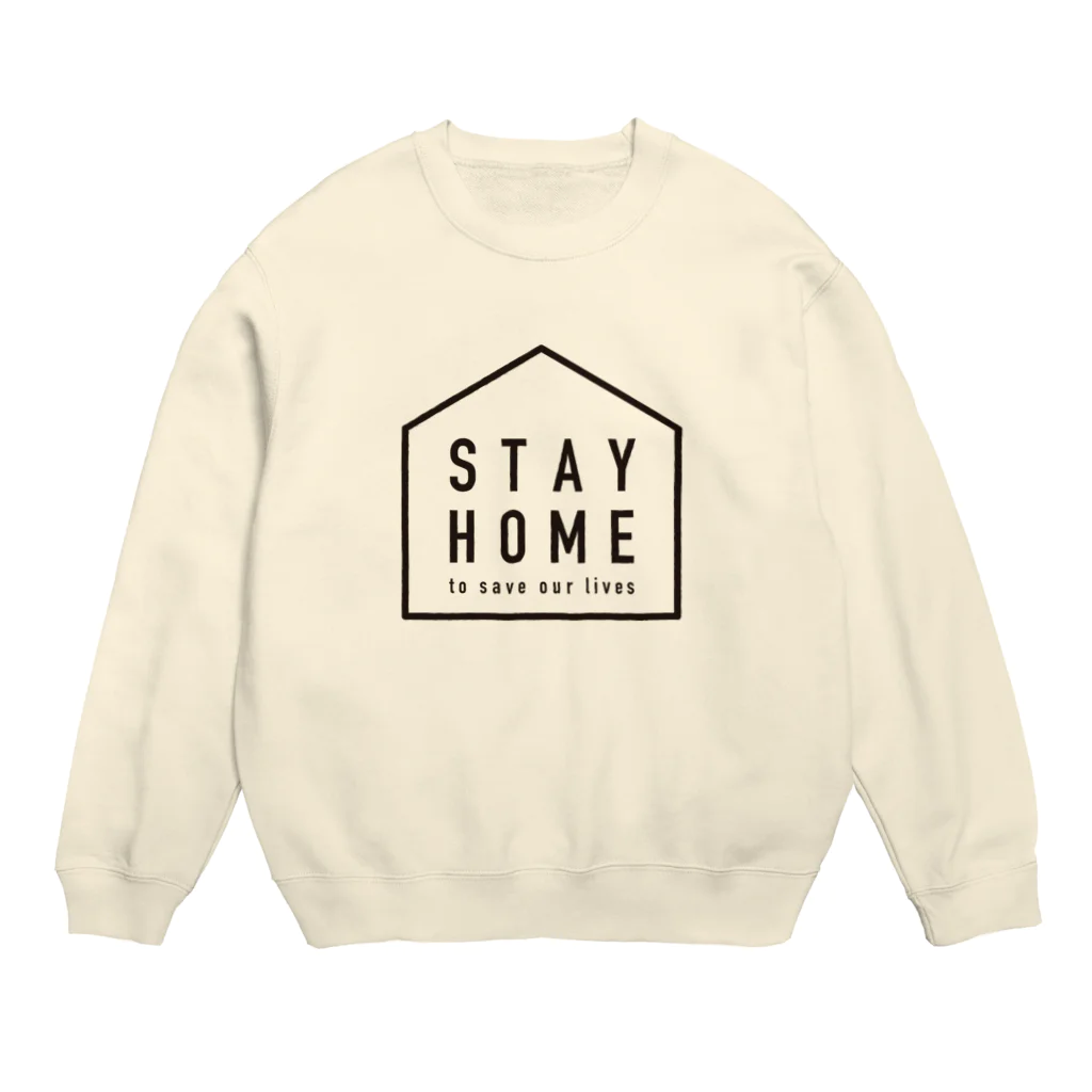 100sのSTAY HOME series Crew Neck Sweatshirt