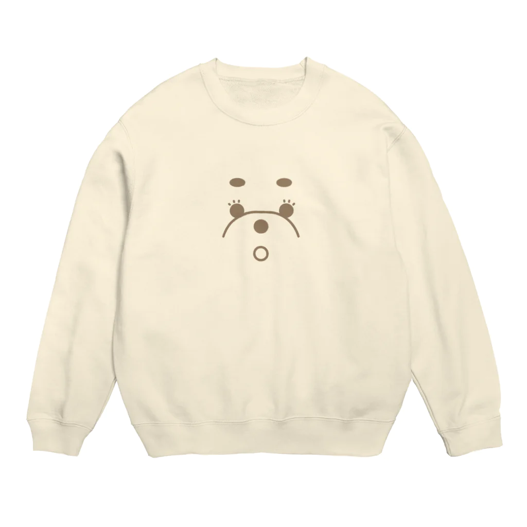 わたあめわんこしょっぷのおどろき、わたあめわんこ Crew Neck Sweatshirt