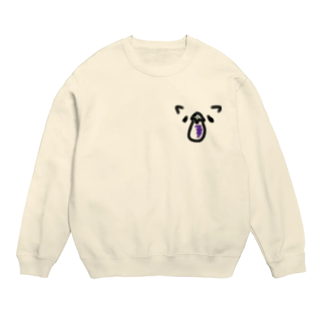 side.K.Rの茄子犬 Crew Neck Sweatshirt