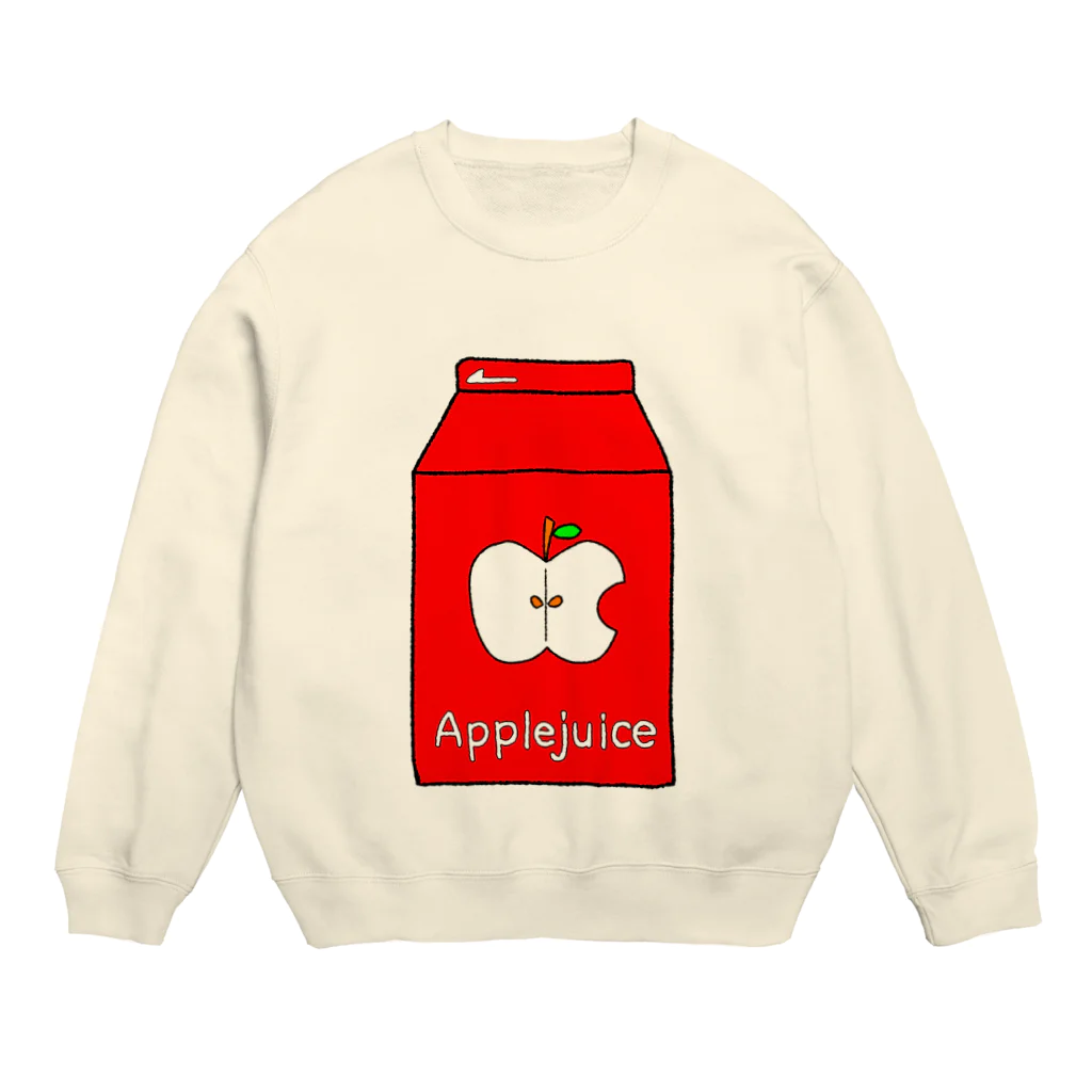 はねぼうしのAppljuice Crew Neck Sweatshirt