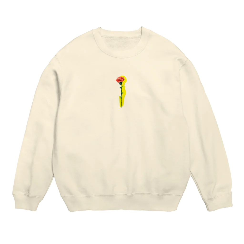 やまうらまほのカーネーション Crew Neck Sweatshirt