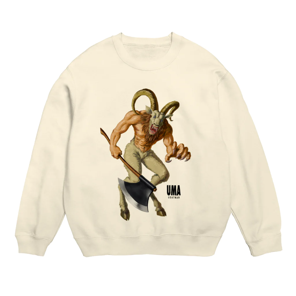 SKULLのUMA未確認動物ゴートマン Crew Neck Sweatshirt