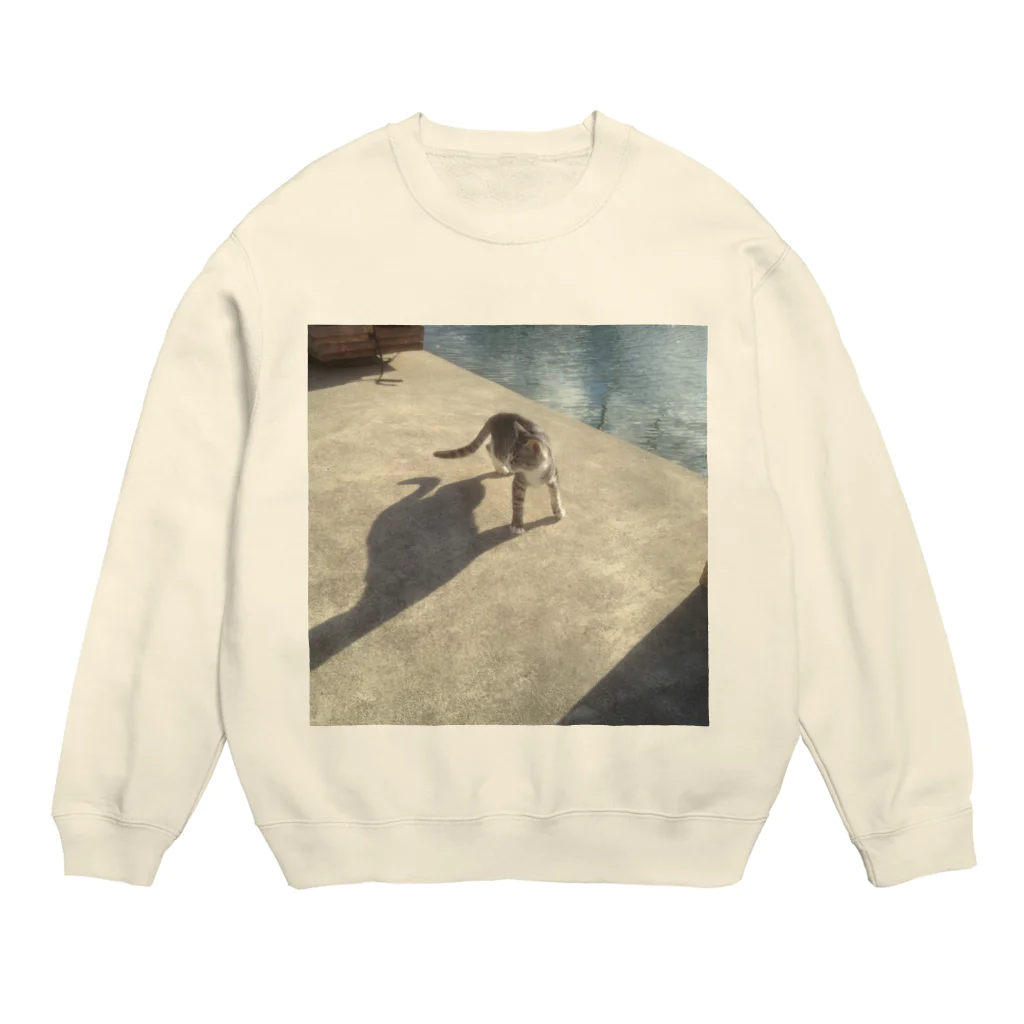 toshlchulipのネコ Crew Neck Sweatshirt