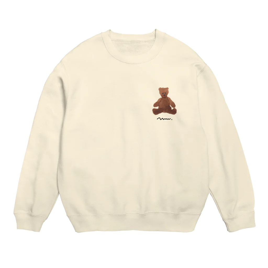 きたがわじゅりのシュガーベア Crew Neck Sweatshirt