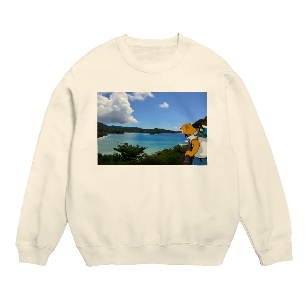 タビくまのタビくま① Crew Neck Sweatshirt