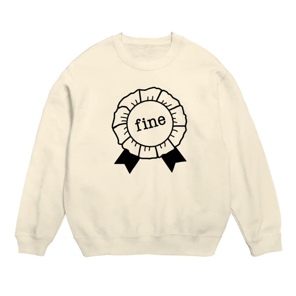 宇都木チエミの元気印アピール Crew Neck Sweatshirt